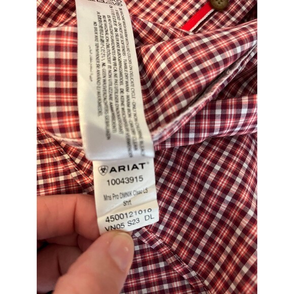 Men’s Ariat Pro Series Button Up XL NEW - Picture 9 of 9